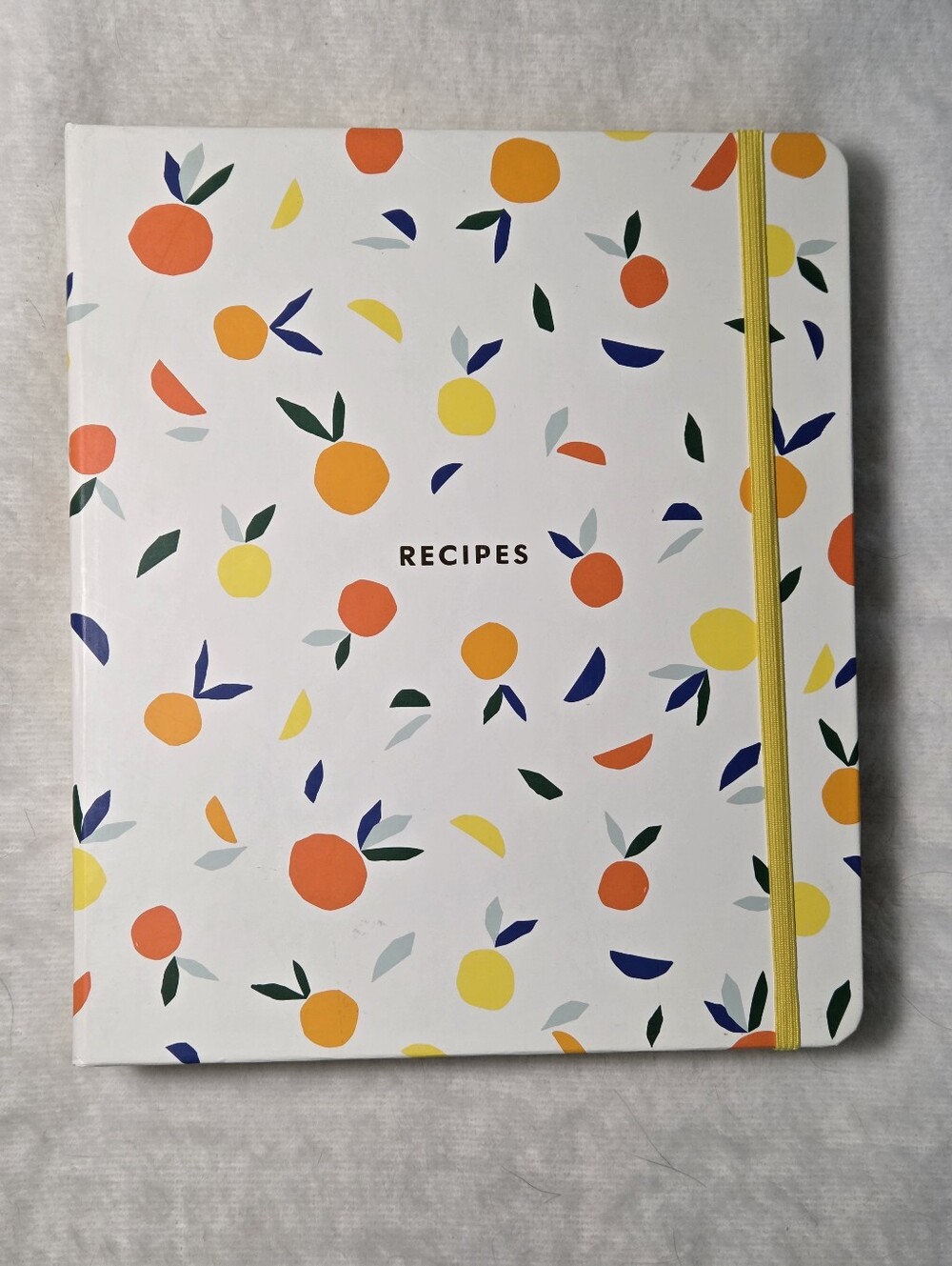 Kate Spade New York Blank Recipe Binder Citrus Twist